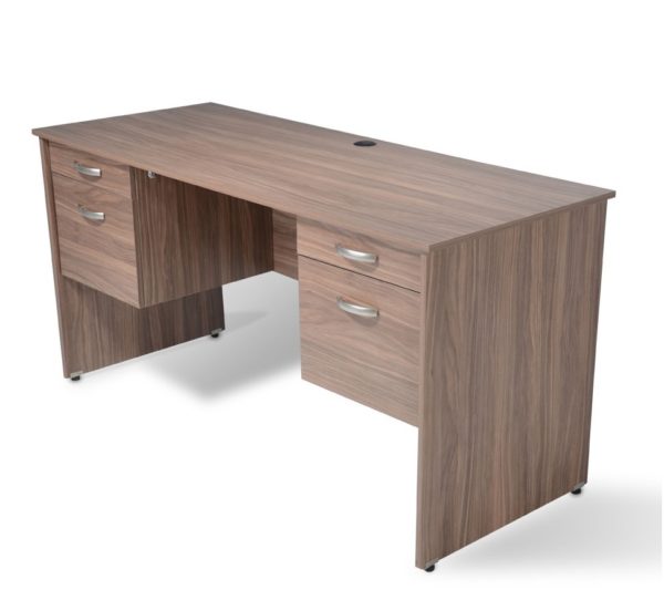 Escritorio con pedestal