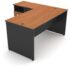 Escritorio escuadra pedestal