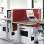 Modulo ejecutivo 2 personas altura ajustable