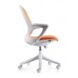 Silla-ejecutiva-blanca-naranja-lateral-S-E25