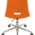 Silla-ejecutiva-concha-naranja-frente-S-E35